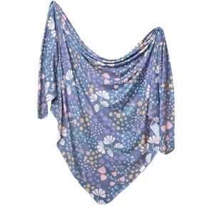 Copper Pearl 42x46 Premium Knit Baby 3 Layer Stretch Quilt Blanket - Meadow